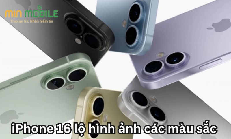 iPhone 16 lộ hình ảnh các màu sắc 